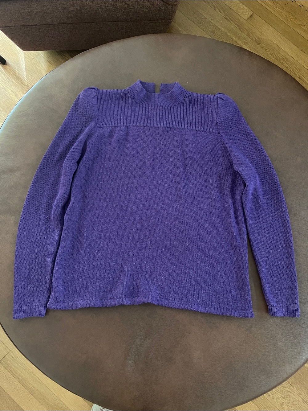 Vintage St. John by Marie gray high neck knit sweater large